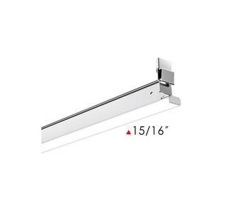 OKT - Model TB2-DM-XXU, TB4-DM-XXU - Milky Diffusing T-Grid LED Linear Light, 15/16 Inch