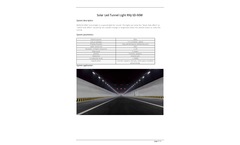 Renery - Model RNJ-SD-90W - Solar Led Tunnel Light Brochure