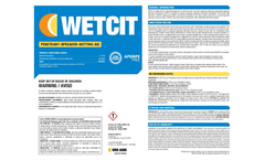 WETCIT Versatile Wetter/Spreader and Penetrant - Brochure