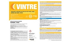 VINTRE Spreader/Penetrant and Dormant Spray Adjuvant - Brochure