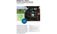 Arktis MODES Kit - Mobile Rad/Nuc Detection System - Brochure