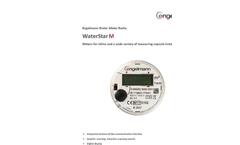 Waterstar - Model M - Electronic Water Meter Brochure