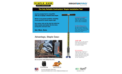 Staple Ease Irrigation Pro - Driver - Datasheet