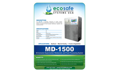 Eco-Safe - Model MD-1500 & MD-1500-C - Circulating Option System - Datasheet