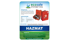Eco-Safe - Ozone Hazmat Disinfection System - Datasheet