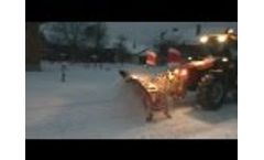 Same Explorer with RASCO Snow Plough and Spreader in Slow Motion - Winter Road Maintenance Video