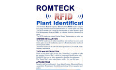 Romteck - Radio Frequency Identification System (RFID) Brochure