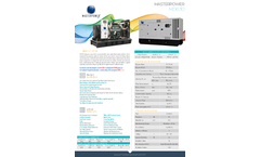 Masterpower - Model MD630 - Diesel Generators Brochure
