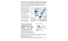 Eltek - Model GD40A and GD40AB - Transmitters User Instructions Brochure