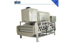 QILEE - Model QTBH-1000 - Rotary Drum Sludge Thickening and Dehydrating Belt Press Suitable for Low and Middle Consistency
