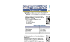Ceralite - Medium-to-Coarse Crushed Angular Grain Ceramic Media Brochure