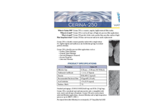 Cerina - Model 250 - Fine Mesh Angular Granular Ceramic Media Brochure