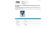TTEC - Model 8080KNA-AS-4 - Battery Operated Digital Temperature Indicator RTD Assembly - Datasheet
