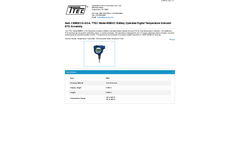 TTEC - Model 8080KCA-AD-6 - Battery Operated Digital Temperature Indicator RTD Assembly - Datasheet