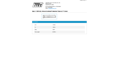 Model 13015-42 - Silicon-Carbide Protection Tube w/ 3 Inch Collar - Datasheet