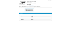 Model 13015-48 - Silicon-Carbide Protection Tube w/ 3 Inch Collar - Datasheet