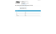 Model 13016-30 - Silicon-Carbide Protection Tube w/ 2-1/8 Inch Collar - Datasheet