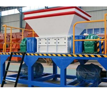 Double Shaft Shredder Tire Recycling System
