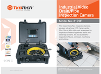 TVBTech, Video Pipe Inspection Camera 23mm/20m cable, 7 monitor w/DVR  feature - Adeptor AS