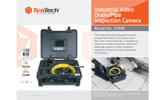 TvbTech - Model 3199F - Sewer Drain Pipe Inspection Camera Brochure