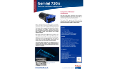 Gemini - Model 720is - Real-Time Multibeam Imaging Sonar - Datasheet