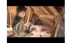 Insulation Blowing for Energy Efficiency - Rotobrush Insulation Blowing System - Video