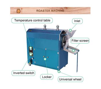 Industrial peanut roasting machine-2