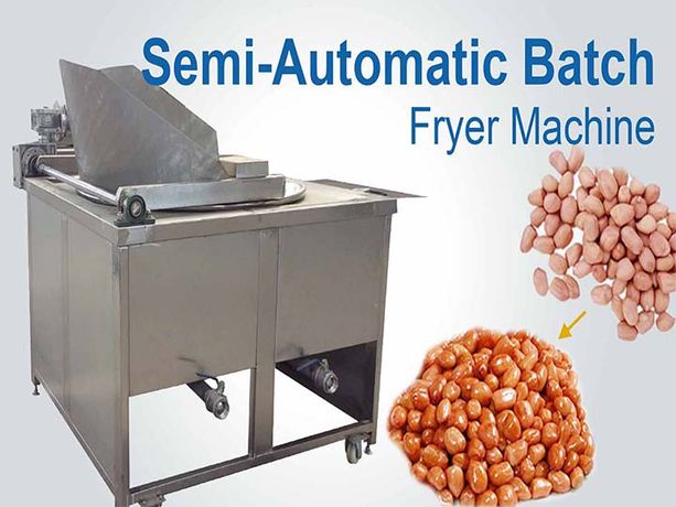 Continuous deep fryer | automatic batch fryer for snacks-1