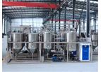 Taizy - Model TZ - Palm oil refining machine plant | cooking oil refinery machine