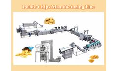 taizy - Fully automatic Industrial Potato Chips Making Machine 200kg/H