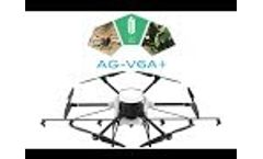 AG V6A+ Terrain Following Crop Spraying Drone Video