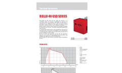 Riello - Model 40 FS20D - 591 M / 3759105 - Two Stage Gas Burners Brochure