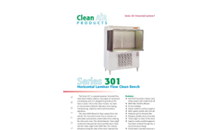 Clean Air - Model CAP301 - Horizontal Laminar Flow Clean Benches Brochure