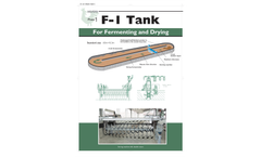 Hosoya - Model F-1 - Poultry & Pig Manure Fermentation System Brochure
