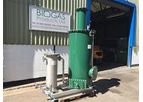 Biogas H2S Dry Media Scrubber