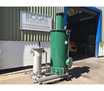 Biogas H2S Dry Media Scrubber