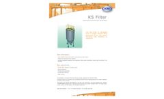 SafBon - Model KS - Filter  Brochure