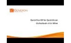 QuickTox for QuickScan - Aflatoxin Free Video