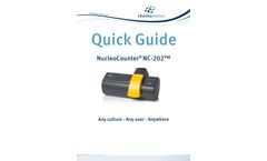 NucleoCounter - Model NC-202 - Consistent Cell Counter - Brochure