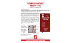 COLLECTanDRAIN 5450 Self-Maintaining Auxiliary Drain - Technical Data Sheet