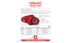 CORRinSITE 7800 Mechanical Tee Corrosion Monitor - Technical Data Sheet