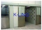 K-Ling - Model HA-AS - Auto Sliding Door Air Shower Booth with Powder Coated Wall / DC Motor