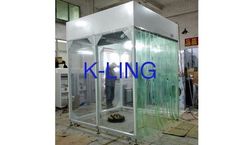 K-Ling - Model KEL-CSA - 0.175 KW Vertical Airflow Booth Steel with Powder Coated Modular Structure