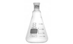 Witeg - Model DIN 12387 - Erlenmeyer Flask with ST Clear Glass