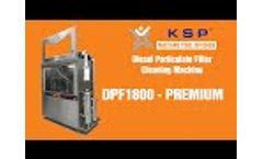 DPF1800-Premium Diesel Particulate Filter Cleaning Machine - Video