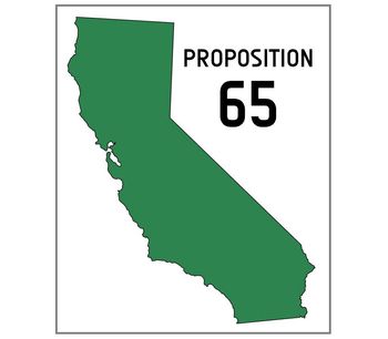 California Prop65 list