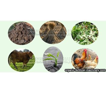 What raw materials can be used to produce organic fertilizer