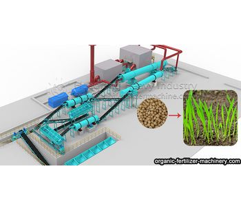 NPK fertilizer granulation for slow-release granular fertilizer