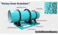 Equipment of granulating in organic fertilizer production line