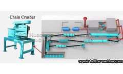Treatment of fertilizer raw materials-application of vertical chain crusher